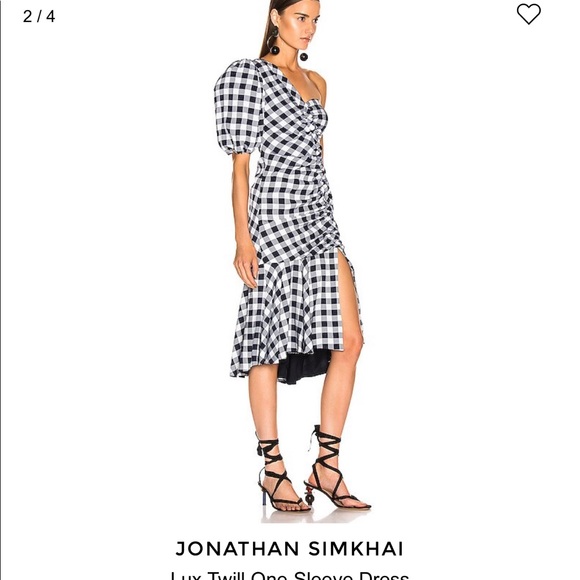 Jonathan Simkhai one shouldered dress